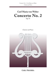 CONCERTO #2 IN E FLAT OP 74 CLARINET cover